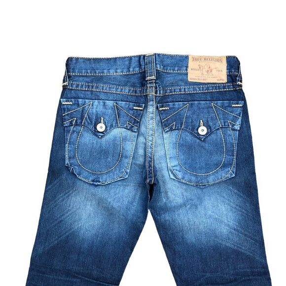 True Religion Jeans Size 33 BILLY BIG T Blue - Picture 2 of 9